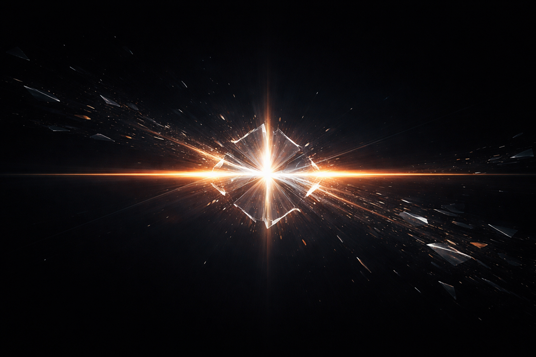 Fractured Light In Space