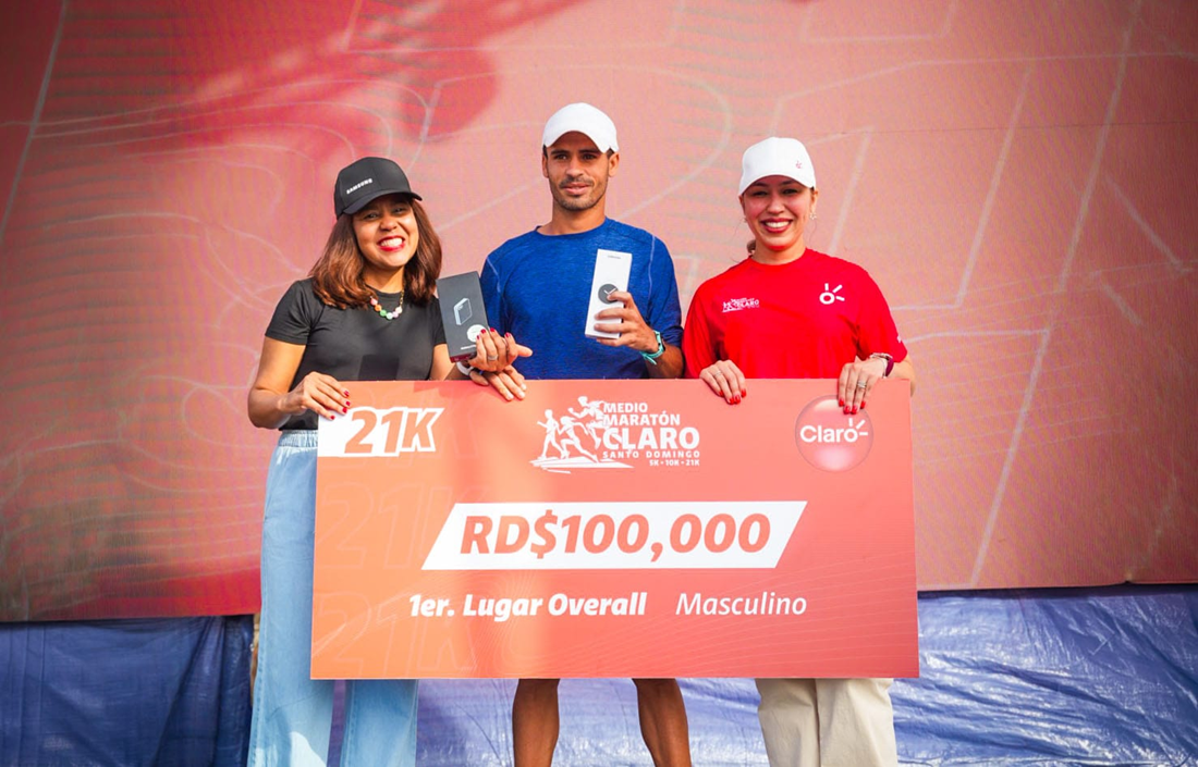Jilberto Santana, Ganador Primer Lugar 21k
